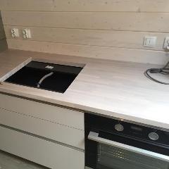 Столешница из сращенного дуба для кухни 2000х340х40 мм